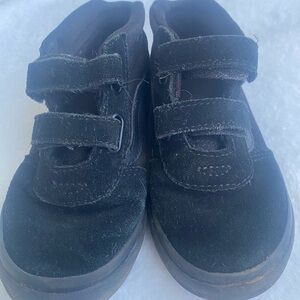 Black size 10 toddlers Vans good condition